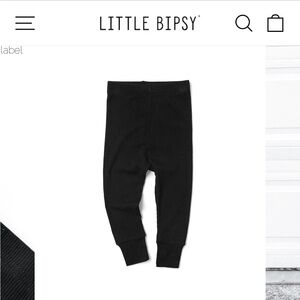 Little Bipsy Ribbed Leggings 2-3T